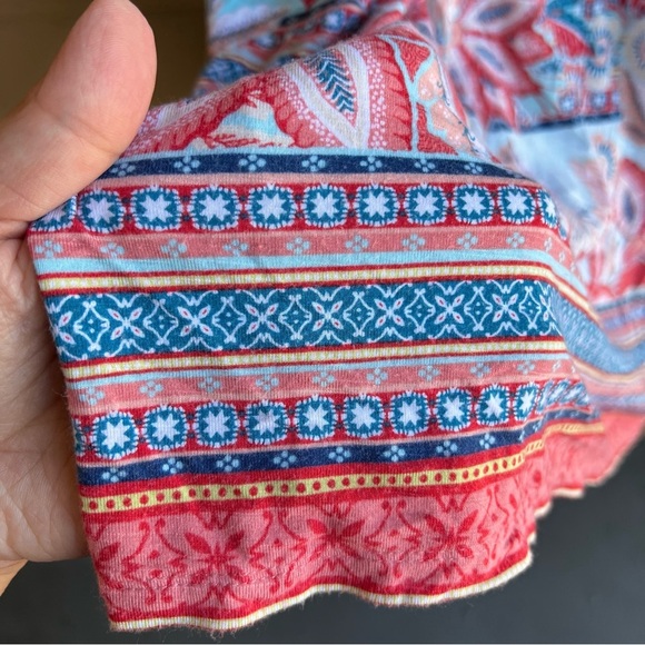 J.Jill Colorful Floral Sleeveless Dress Size XLP Vacation Resortwear Stretchy - Picture 4 of 6